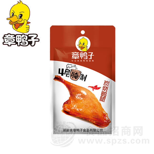 章鸭子炭烧鸭腿110g