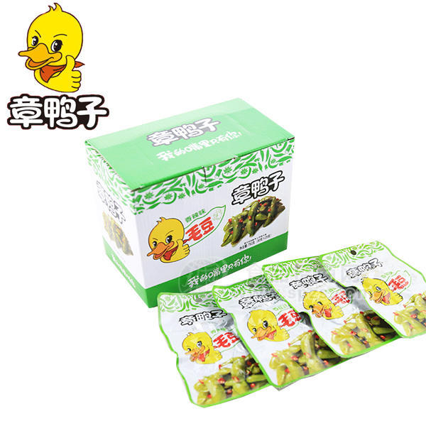 章鴨子毛豆香辣味30g 休閑食品