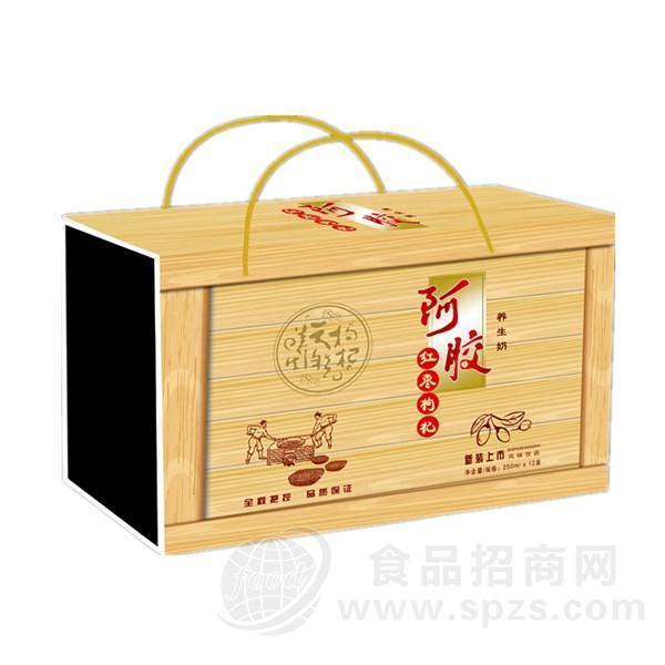阿胶红枣枸杞  养生奶  250mlx12盒