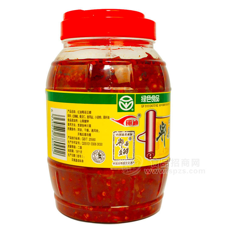 丽通郫县豆瓣（黄标）1000g