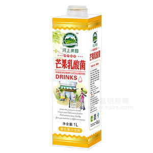 河上果園芒果乳酸菌 復(fù)合果汁飲料1L