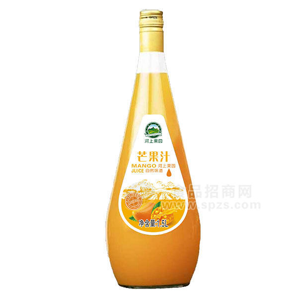 ·河上果园芒果汁 果汁饮料1.5L 