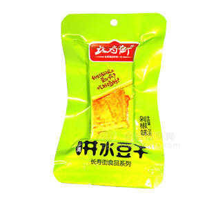 長壽街 井水豆干 豆制品 休閑食品 剁椒味 26g