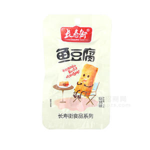 长寿街 鱼豆腐 豆干 休闲食品 烧烤味 23g
