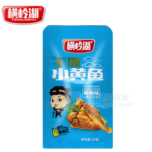 横岭湖手撕小黄鱼 鱼干鱼丝 糖醋味 15g