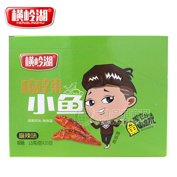 横岭湖麻辣小鱼 鱼干鱼丝 15gx20