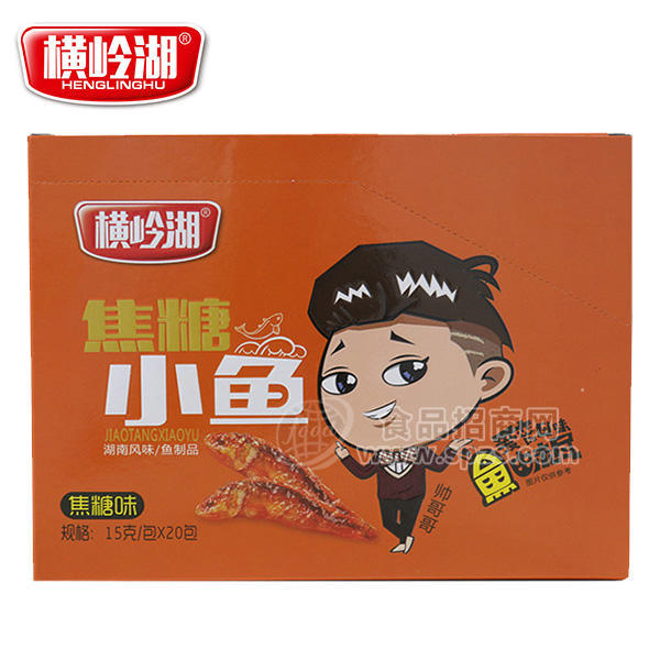 横岭湖焦糖小鱼 鱼干鱼丝 15gx20