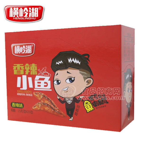 横岭湖手撕小黄鱼 鱼干鱼丝 香辣味 15gx20