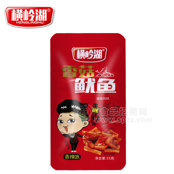 横岭湖香菇鱿鱼 鱼干鱼丝 香辣味 15g
