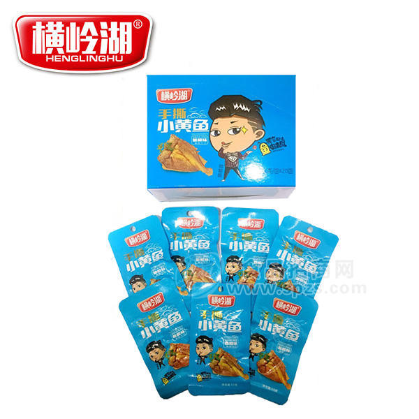 横岭湖 手撕小黄鱼 糖醋味 休闲食品 15gx20