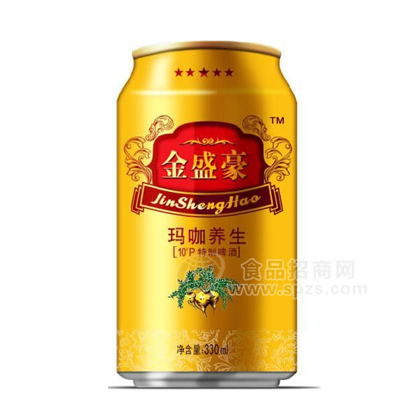 金盛豪养生啤酒 330ml