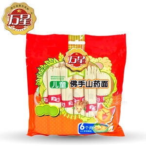 萬(wàn)星面業(yè) 兒童佛手山藥面280g