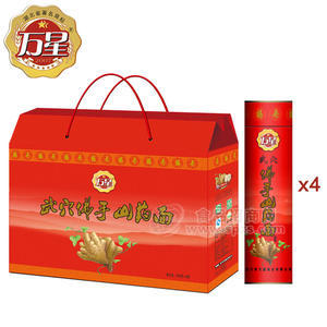 萬(wàn)星面業(yè) 特色佛手山藥面條掛面禮盒3200g