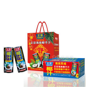 椰子汁植物蛋白饮料饮品厂家招商箱装