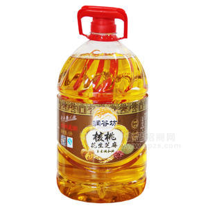潤谷坊食用油  核桃花生芝麻大豆調和油5L
