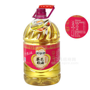 潤谷坊食用油  非轉基因葵花籽調(diào)和油5L