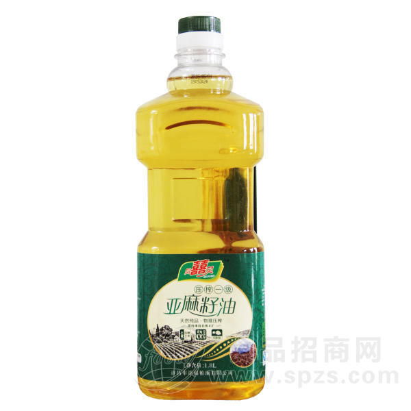 贝囍贝亚麻籽油 冷榨亚麻籽油1.8L