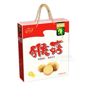 达湘源 猴菇酥性饼干礼盒808g