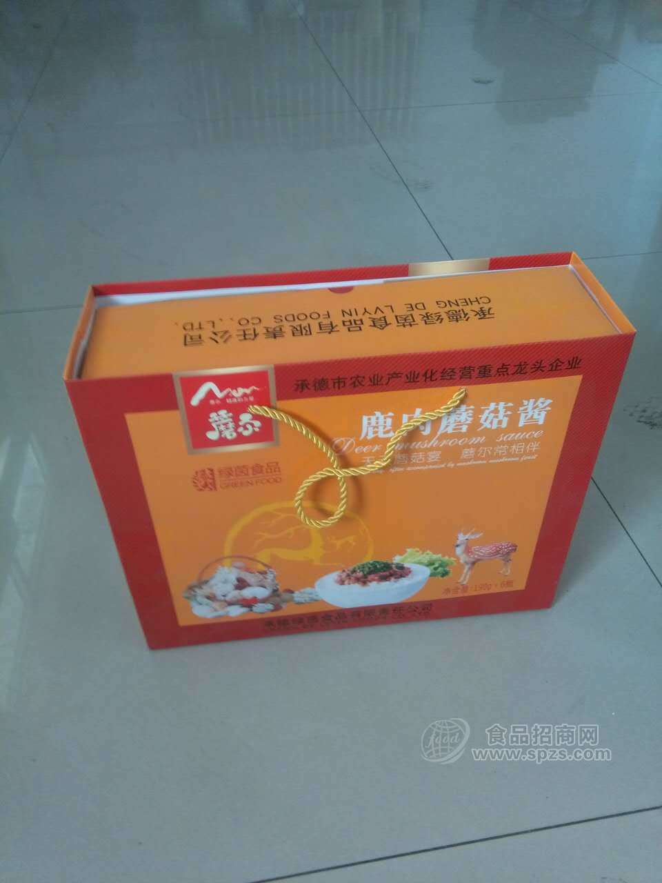 鹿肉蘑菇醬手提禮盒裝