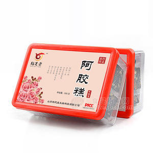 500g鹊芝堂阿胶糕简装玫瑰型招商代理