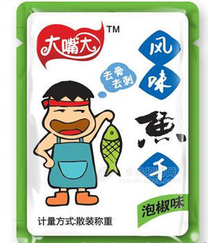 大嘴大泡椒鱼干