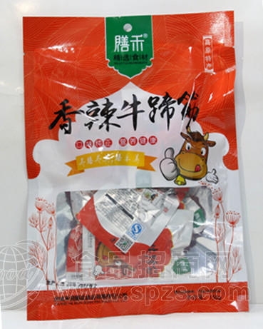·休闲小食品香辣牛蹄筋 