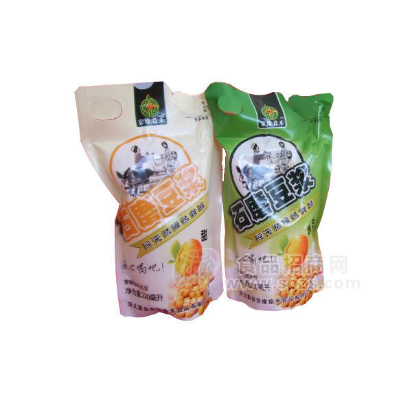 ·京缘益禾 饮料 石磨豆浆 220ml 