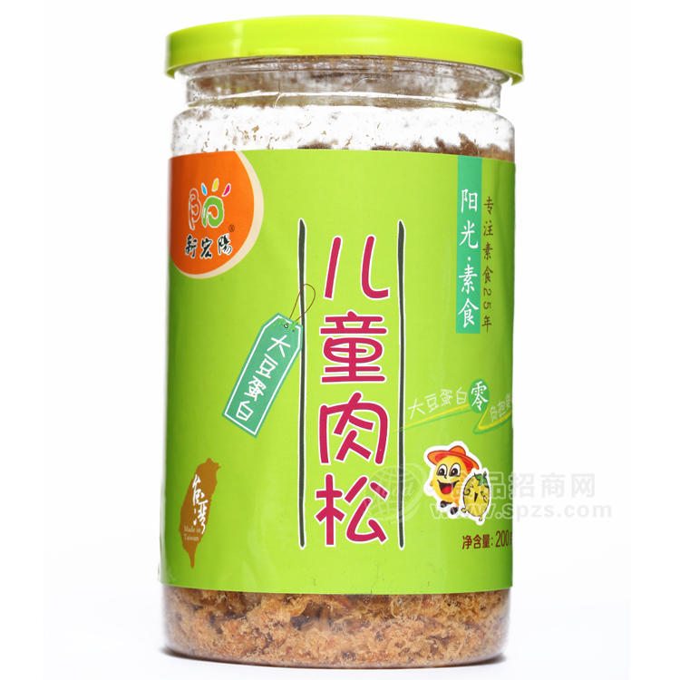 陽(yáng)光素食-兒童肉松（大豆蛋白）200g