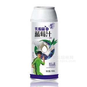 龙魄 蓝莓乳酸菌饮料960ml