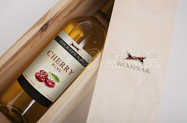 樱桃酒樱桃发酵果酒375ml 15度冷萃发酵樱桃酒招商