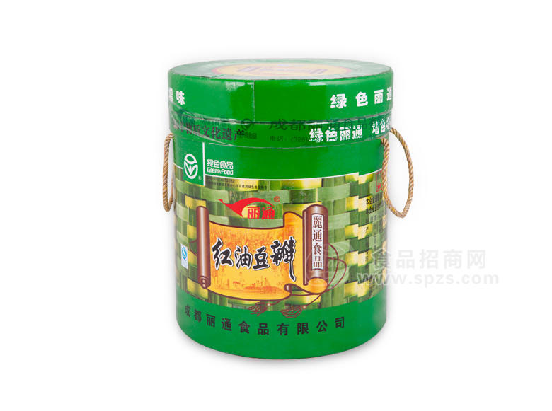 麗通紅油豆瓣（紙桶）15kg