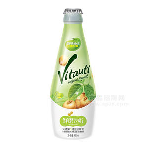 维他优体 鲜磨豆奶 300ml