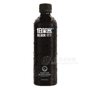 伯莱客 黑水 蓝莓味水果饮料 500ml