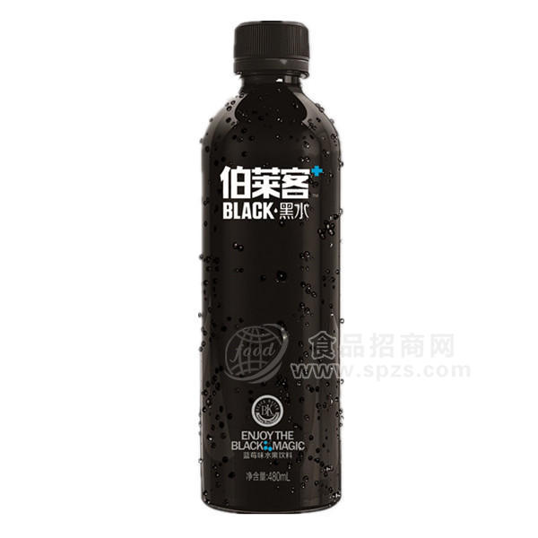 伯萊客 黑水 藍莓味水果飲料 500ml