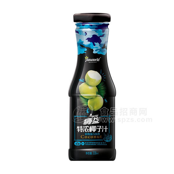椰益 特濃椰子汁 植物蛋白飲料 338ml