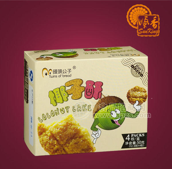 顺香食品 椰子酥 校园系列50g