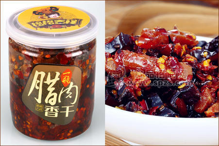 格格吉祥一瓶腊肉香干