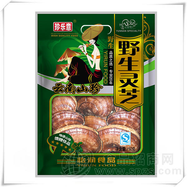珍乐意 野生灵芝150g