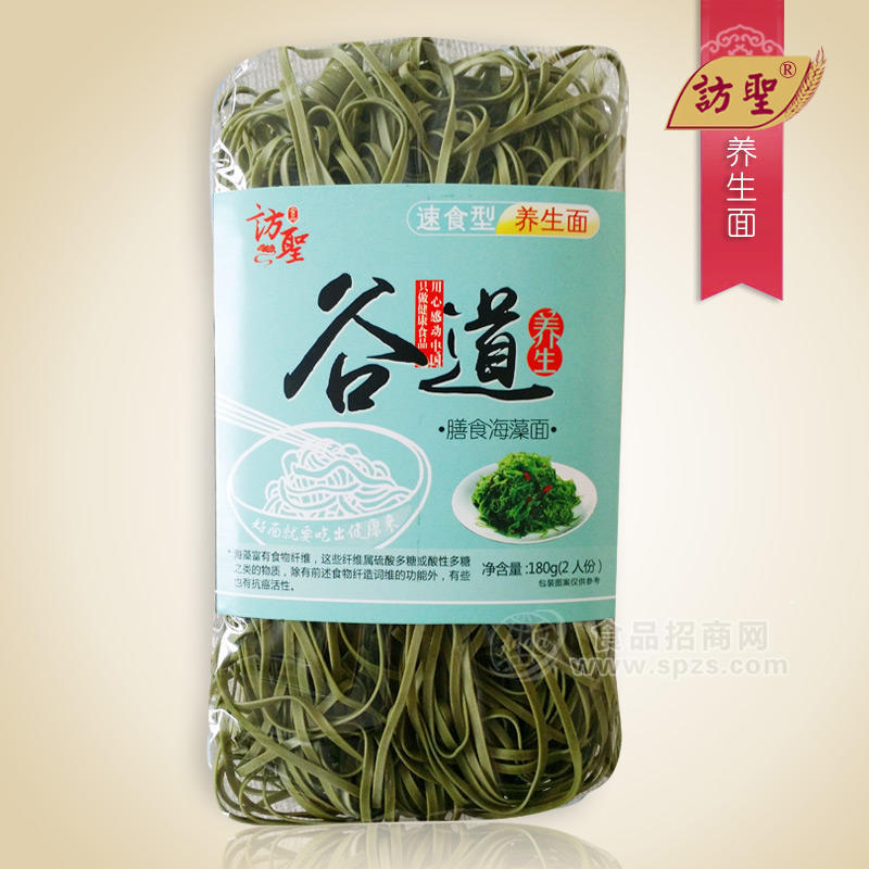 訪圣 谷道養(yǎng)生膳食海藻面180g