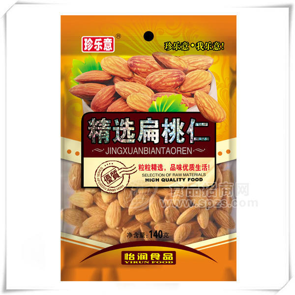 ·珍乐意 精选扁桃仁140g 