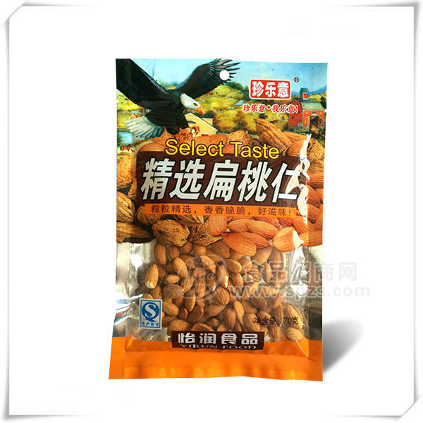 ·珍乐意 精选扁桃仁70g 