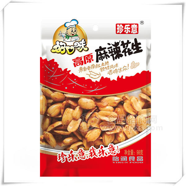 ·珍乐意 高原麻辣花生98g 