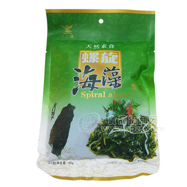 意之藻 螺旋海藻綠袋100g