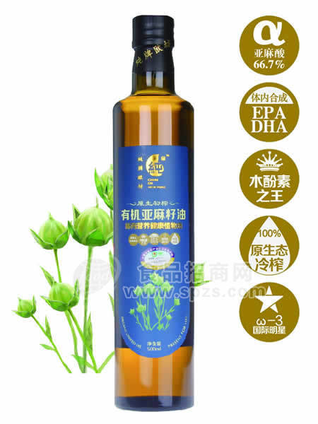 纯牌欧坊 有机亚麻籽油