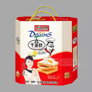 江中马福森 干蛋糕礼盒 休闲食品