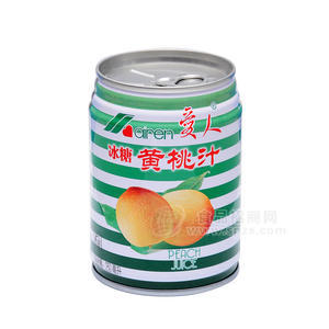 愛(ài)人 冰糖黃桃汁 果汁飲料 250ml