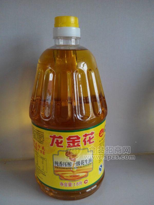 龍金花純香壓榨一級花生油1.8L