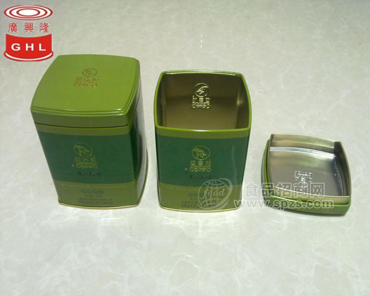 供应250g枕头盖茶叶铁盒包装