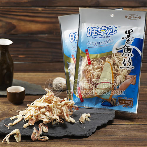 墨魚絲批發(fā)代理休閑食品招商加盟 大連休閑食品 海產(chǎn)品休閑零食 旺卓沙墨魚絲