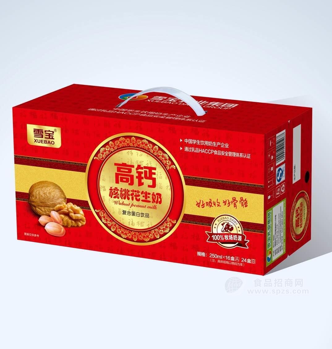 高鈣核桃花生奶  復合蛋白飲品    250ml X 16   250ml X 24